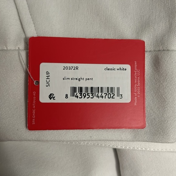 NEW Spanx | On-the-Go Ankle Slim Straight Pants 20372R Sz‎ S - Picture 8 of 8